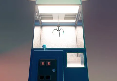 Claw Grabber Arcade Game Stock Illustration
