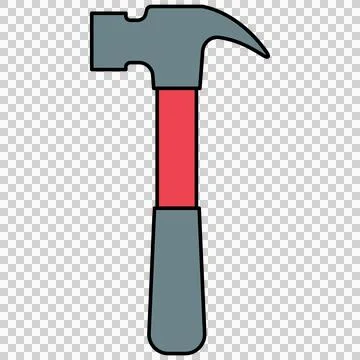 Claw hammer Stock-Illustration