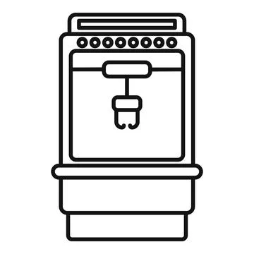 Claw machine arcade game grabber vector icon Stock Illustration