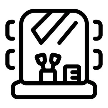 Claw machine picking up toy bear prize in arcade game icon Stock Illustration