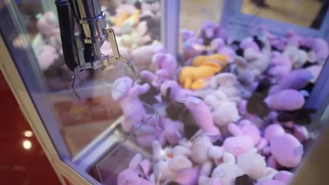 Claw Prize Machine Game Stock Footage 140171660