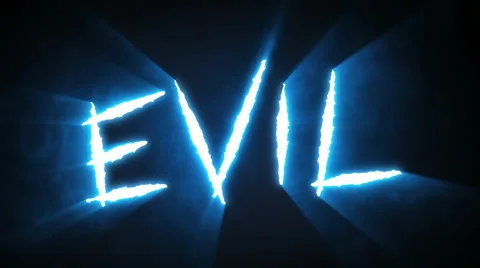 Claw Slashes Evil Blue Stock Footage 48040379