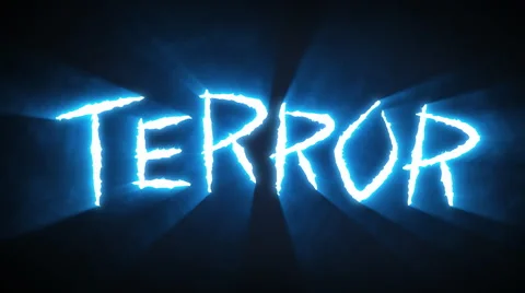 Claw Slashes Terror Blue Stock Footage 48041643