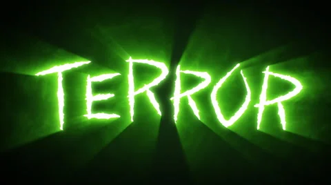 Claw Slashes Terror Green Vídeo Stock 48041693