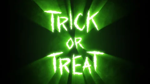 Claw Slashes Trick or Treat Green Vídeo Stock 48041838