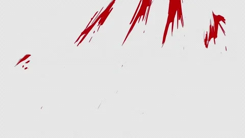 Claw strike animation on a black background. Scratching with sharp monster claws Stock Footage 334667829