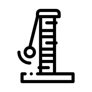 Claws Clapper Icon Vector Outline Illustration Stock Illustration