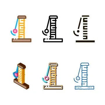 Claws pack clapper icon vector outline イラスト素材