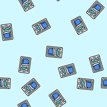 Clay bar car care vector seamless pattern 스톡 일러스트