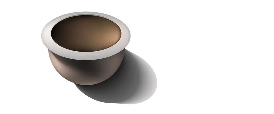 Clay basin Stock Illustration