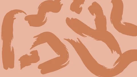 Clay brush movement background Stock Illustration