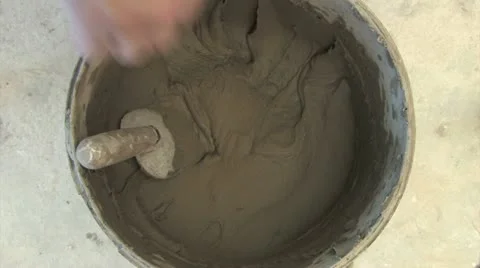 Clay bucket Stock Footage