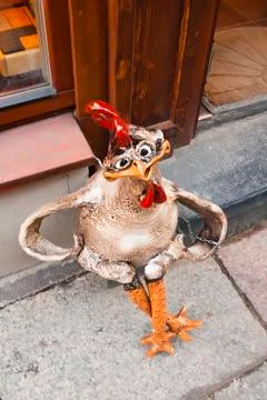 Clay chicken Stock Photos