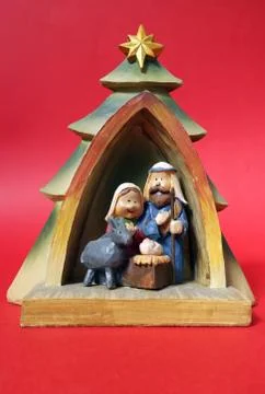 Clay crib background Stock Photos