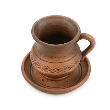Clay cup Stock Photos