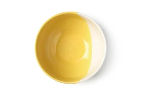 Clay cup. Top view Stock Photos
