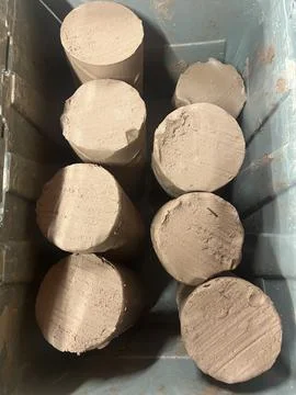 Clay Cylinders Stock Photos