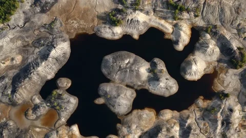 A clay desert called Ural Mars Stock Footage 209922116