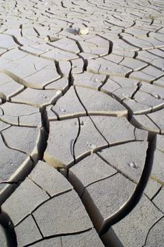 Clay in desert Stock Photos