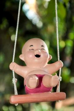 Clay doll Foto stock
