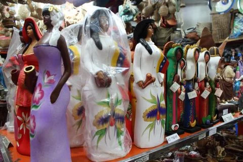 Clay Dolls Foto stock