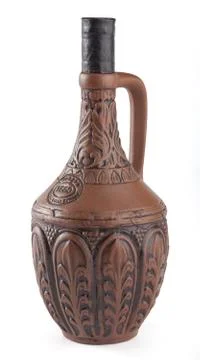 Clay jug Foto stock