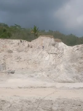 Clay mountain Stock Photos