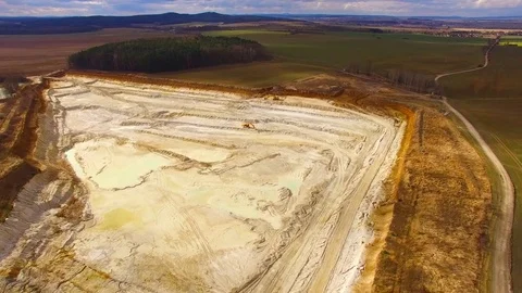 The  clay open cast mine. Stock-Footage 73210260