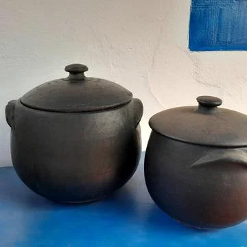 Clay pans Stock Photos