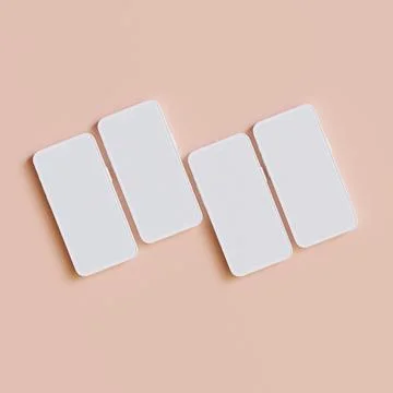 Clay phone 3D rendering illutration for mockup collection (34) Stock Illustration