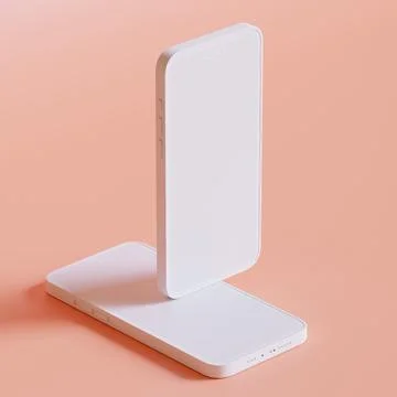 Clay phone 3D rendering illutration for mockup collection (35) イラスト素材