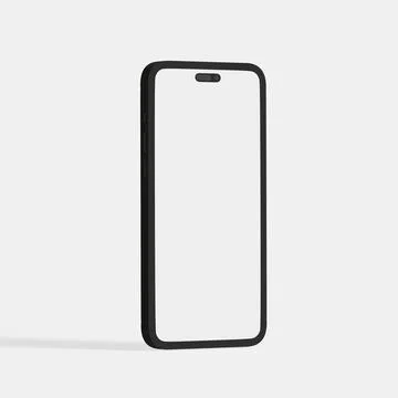 Clay phone mockup (4) Illustrazione stock