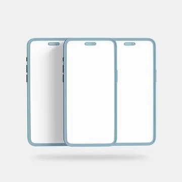 Clay phone on white background (8) イラスト素材