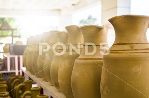 Clay pitcher Stock Photos