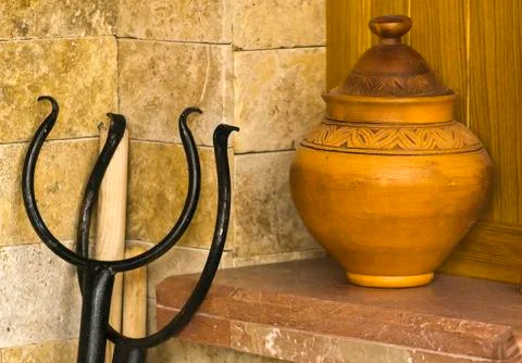 Clay pot Stock Photos