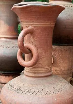 Clay pot. 스톡 사진