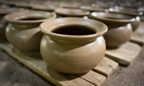 Clay pot Stock Photos