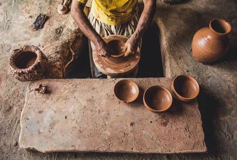Clay pot 写真素材