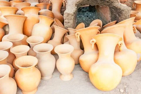 Clay pots Fotos de archivo