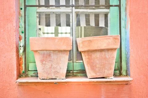 Clay pots Foto stock