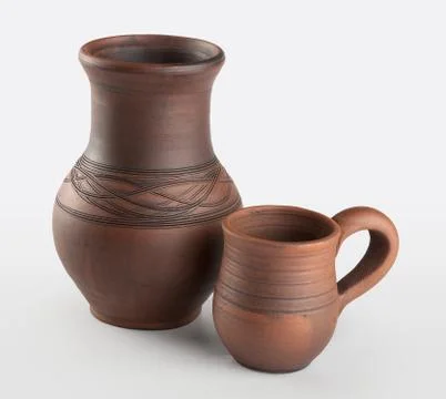 Clay pottery Stock-Fotos