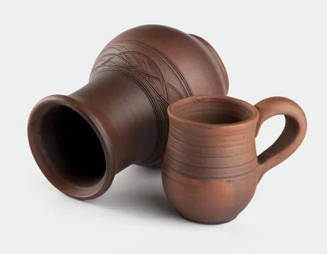 Clay pottery Stock Photos