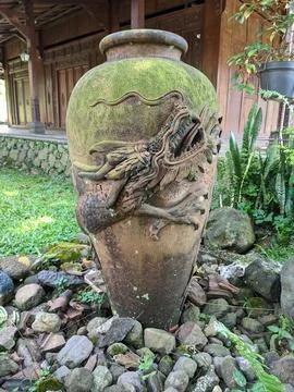 Clay pottery Foto stock