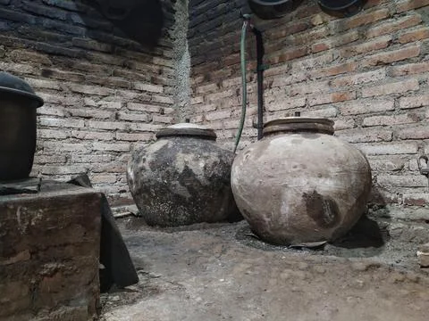 Clay pottery Stock Photos