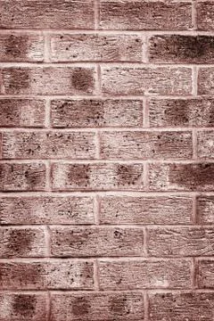 Clay red brick wall texture and background Stock Photos