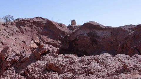 The Clay of Safi: from the valley to the workshop Stock Footage 124585598