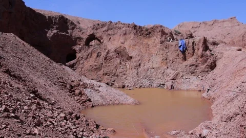 The Clay of Safi: from the valley to the workshop Stock Footage 124585612