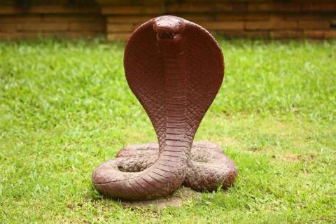 Clay snake statue Stock Photos