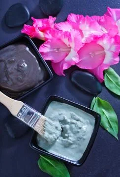 Clay for spa Stock Photos