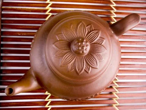 Clay teapot Stock Photos